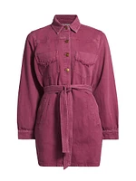 Gaia Tie-Waist Minidress