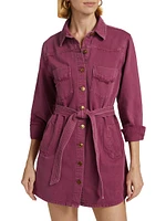 Gaia Tie-Waist Minidress
