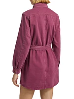 Gaia Tie-Waist Minidress