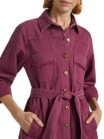 Gaia Tie-Waist Minidress