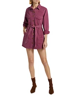 Gaia Tie-Waist Minidress