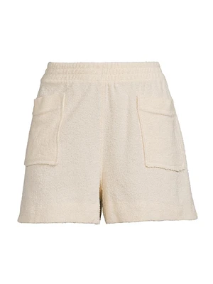 Mare Cotton-Blend Bouclé Shorts