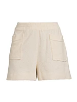 Mare Cotton-Blend Bouclé Shorts