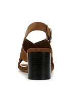 Omega Suede Slingback Sandals