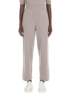 Ghiro Wool-Blend Knit Wide-Leg Sweatpants