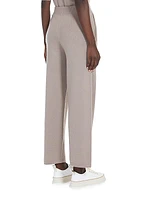 Ghiro Wool-Blend Knit Wide-Leg Sweatpants