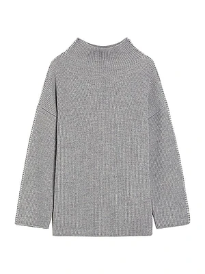 Fanfara Wool Rib-Knit Sweater