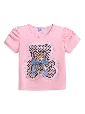 Baby Girl's, Little Girl's & Bear T-Shirt