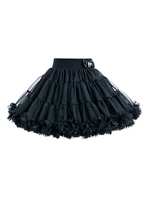 Little Girl's & Bow Tulle Skirt