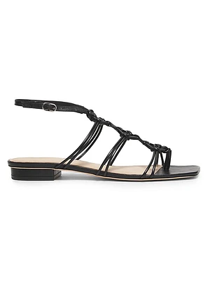 Strappy Gladiator Leather Sandals