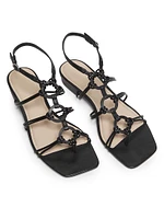 Strappy Gladiator Leather Sandals