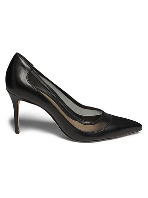 90MM Mesh & Raffia Pumps