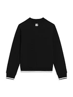 Little Boy's & Logo Crewneck Sweatshirt