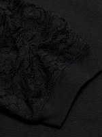 Frankie Lace-Sleeve T-Shirt