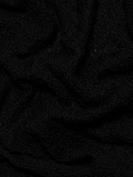 Mesh Mockneck Sleeveless Maxi-Dress