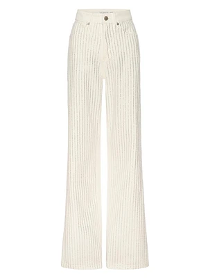 Good Ease Rhinestone Pinstripe Jeans