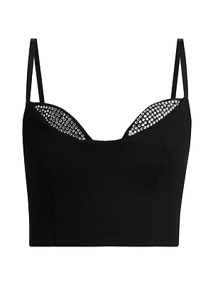 Ponte Crystal-Trim Top