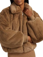 Faux Fur Collared Coat