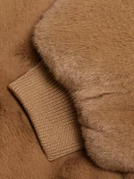 Faux Fur Collared Coat