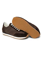 Sporty Monogram-Quilted Low-Top Sneakers