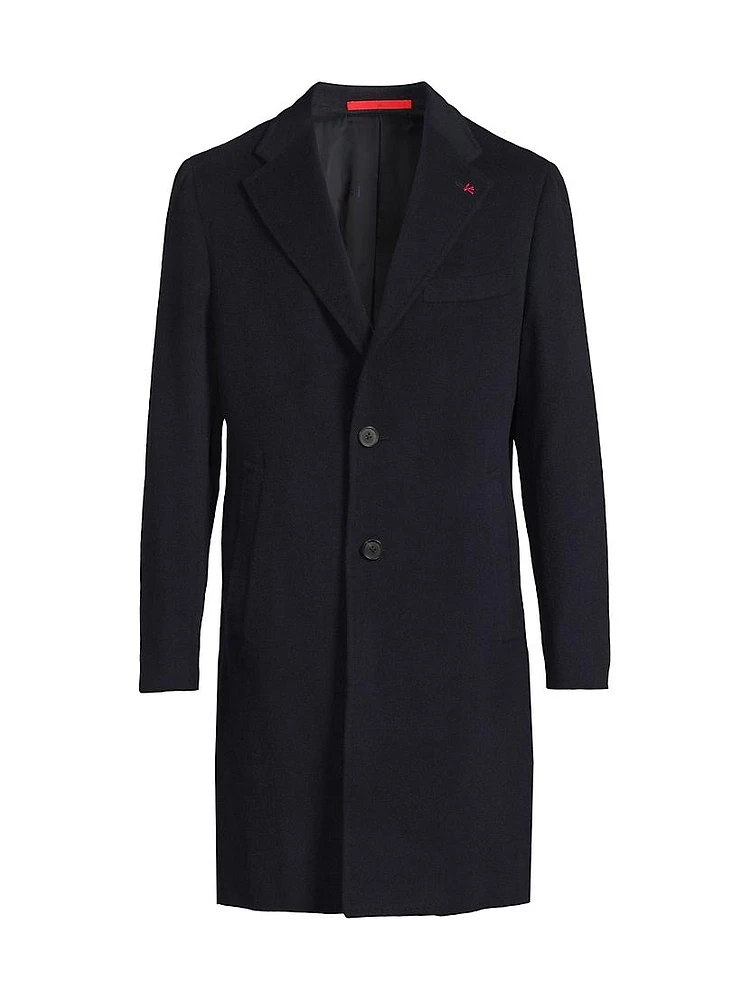 Ross Camel Hair Overcoat