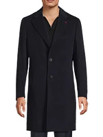 Ross Camel Hair Overcoat