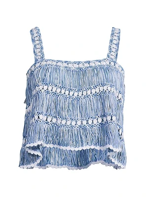 Elsa Crochet Crop Top