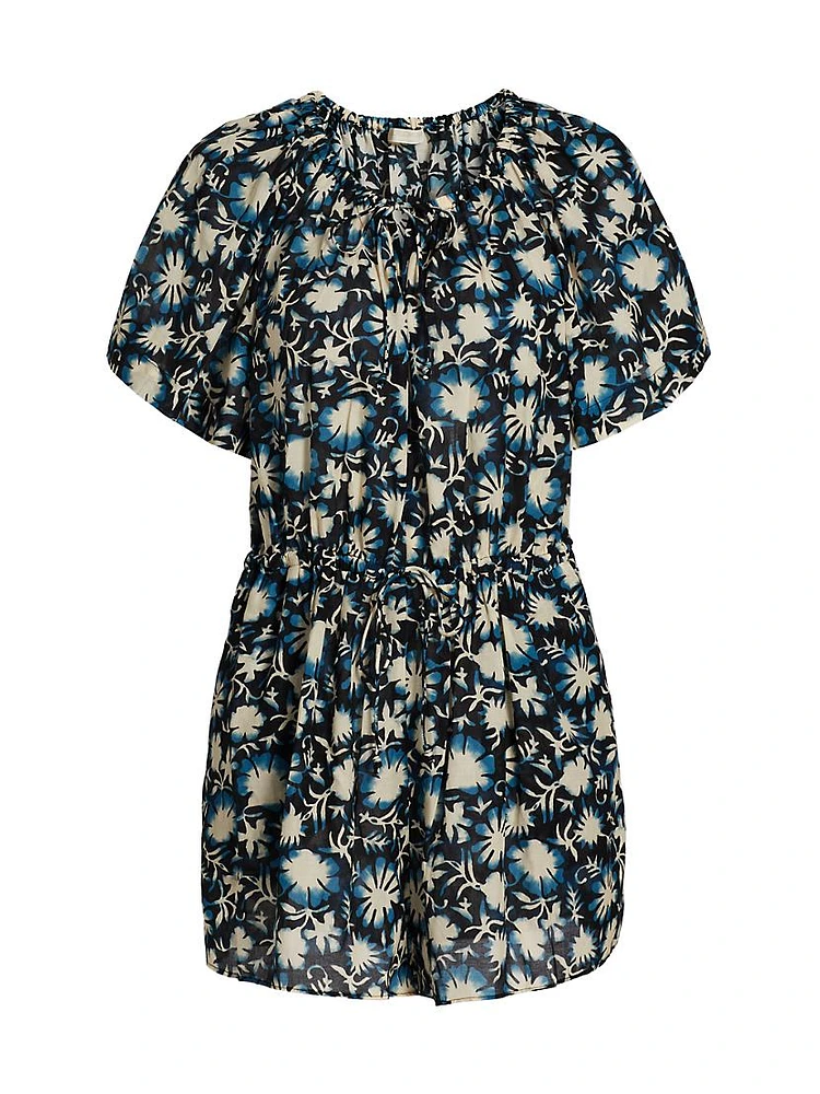Valeria Printed Coverup Romper