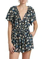 Valeria Printed Coverup Romper
