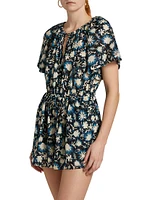 Valeria Printed Coverup Romper