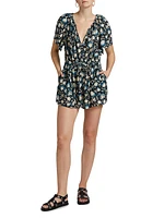 Valeria Printed Coverup Romper
