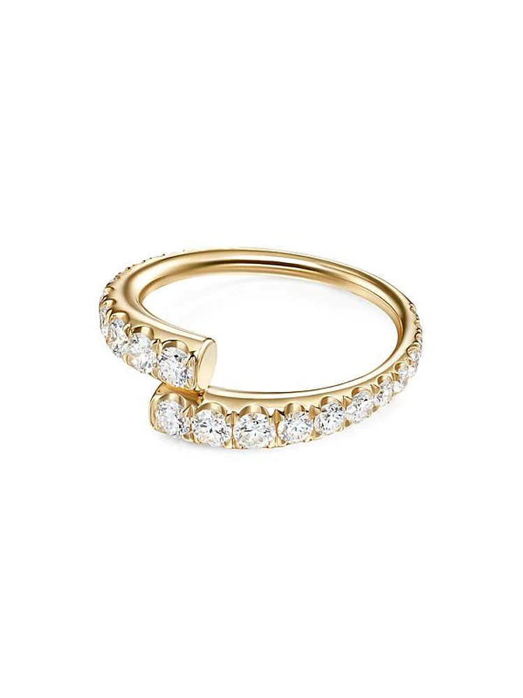 Lola 18K Yellow Gold & 1.05 TCW Diamond Ring