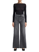Jo Ultra High-Rise Stretch Wide-Leg Jeans