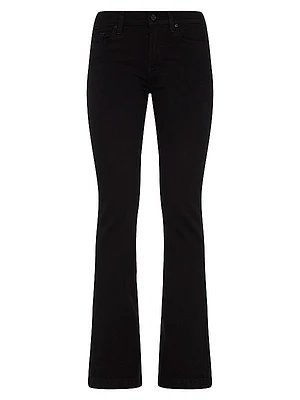 Ali Low-Rise Stretch Back-Zip Flare Jeans