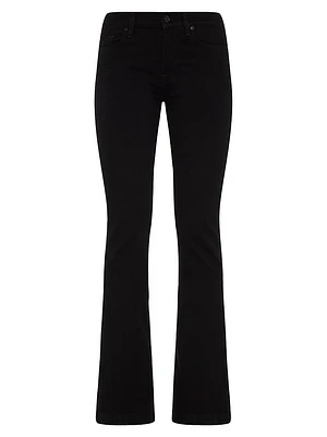 Ali Low-Rise Stretch Back-Zip Flare Jeans