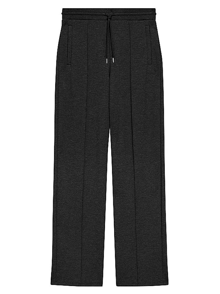 Knit Drawstring Straight Sweatpants