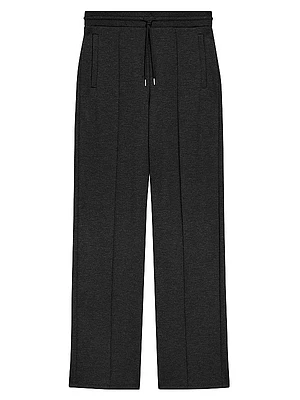 Knit Drawstring Straight Sweatpants