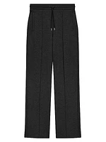 Knit Drawstring Straight Sweatpants