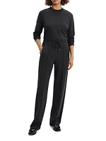 Knit Drawstring Straight Sweatpants