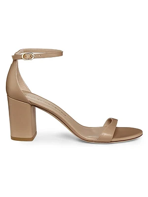 Nudist Block 75MM Leather Sandals