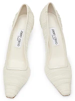 Bridal Lotta 100MM Ruched Tulle Pumps