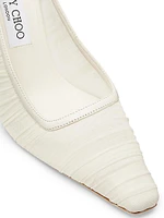 Bridal Lotta 100MM Ruched Tulle Pumps