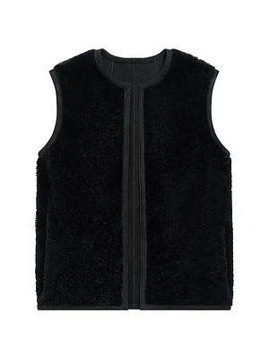 Reversible Shearling Vest