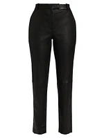 Sophia Leather CropPants