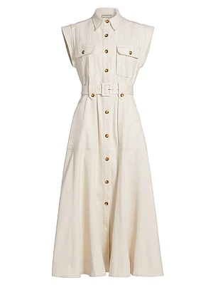 Aphrodite Utility Sleeveless Maxi Dress