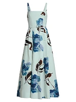Sorelle Floral Hourglass Maxi Dress
