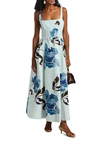 Sorelle Floral Hourglass Maxi Dress