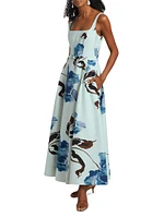 Sorelle Floral Hourglass Maxi Dress