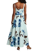 Sorelle Floral Hourglass Maxi Dress