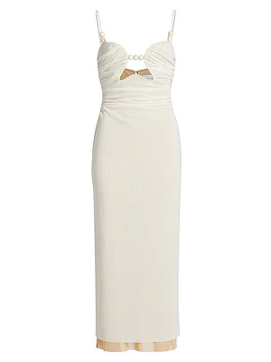 Siobhan Beaded Midi-Dress